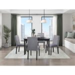 Black Andreas Collection Dining Table By Homelegance Dining Room Furniture Mobilia Cleopatra 16 Black Andreas Collection Dining Table By Homelegance 16