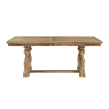 Wheat Weatherford Collection Dining Table By Homelegance