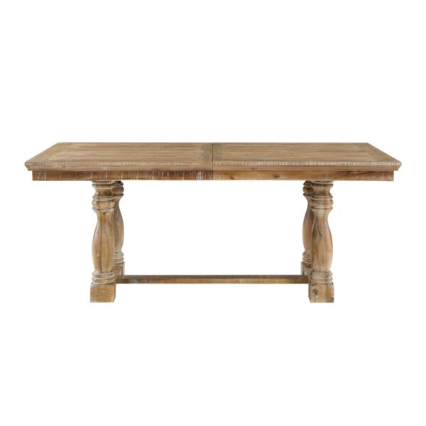Wheat Weatherford Collection Dining Table By Homelegance 7