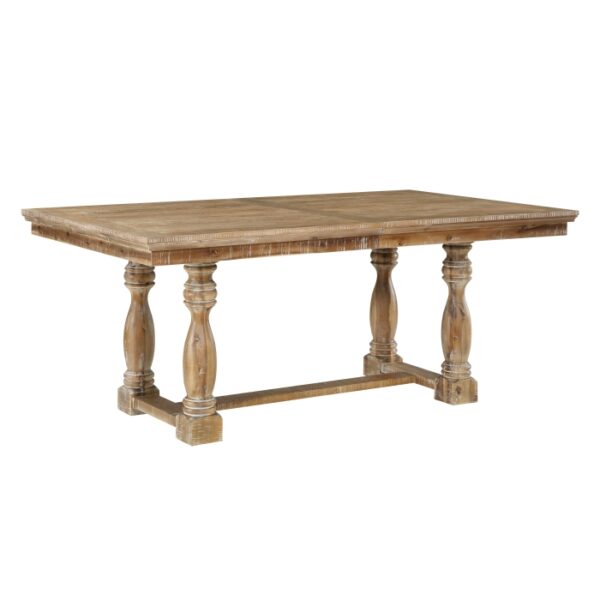 Wheat Weatherford Collection Dining Table By Homelegance 8