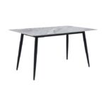 Black Metal Salerno Collection Dining Table By Homelegance Dining Room Furniture Mobilia Cleopatra 9 Black Metal Salerno Collection Dining Table By Homelegance 9