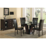 Espresso Daisy Collection 54″RD Dining Table By Homelegance Dining Room Furniture Mobilia Cleopatra 12 Espresso Daisy Collection 54″RD Dining Table By Homelegance 12
