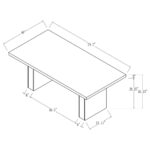 Carla Rectangular Dining Table with Cultured Carrara Marble Top White and Gold 106651 By Coaster Furniture 29