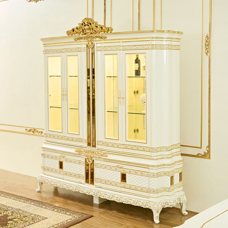 China Cabinet Vintage Finish HD-1882 By Homey Design