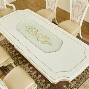 Rectangle Glass Dining Room Table HD-1882 By Homey Design