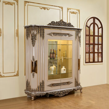 China Cabinet With Glass Doors HD-1881