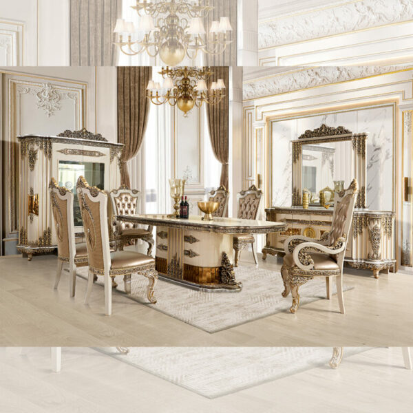 7Pc Dining Set HD-1881 By Homey Design 14