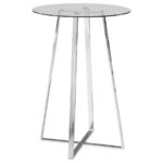 Zanella Glass Top Bar Table Chrome 100026 By Coaster Furniture Bar & Stool Mobilia Cleopatra 10 Zanella Glass Top Bar Table Chrome 100026 By Coaster Furniture 10