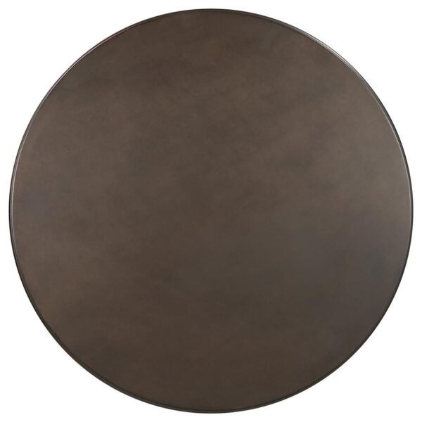 Oswego Round Bar Table Dark Russet and Bronze 100064 By Coaster Furniture 10