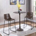 Oswego Round Bar Table Dark Russet and Bronze 100064 By Coaster Furniture Bar & Stool Mobilia Cleopatra 16 Oswego Round Bar Table Dark Russet and Bronze 100064 By Coaster Furniture 16