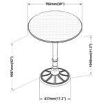 Oswego Round Bar Table Dark Russet and Bronze 100064 By Coaster Furniture Bar & Stool Mobilia Cleopatra 17 Oswego Round Bar Table Dark Russet and Bronze 100064 By Coaster Furniture 17