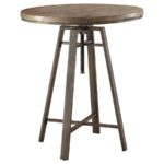 Bartlett Adjustable Swivel Bar Table Brushed Nutmeg 101811 By Coaster Furniture Bar & Stool Mobilia Cleopatra 12 Bartlett Adjustable Swivel Bar Table Brushed Nutmeg 101811 By Coaster Furniture 12