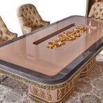 Dining Table HD-9010 By Homey Design Homey Design HD-9010 Collection Mobilia Cleopatra 19 Dining Table HD-9010 By Homey Design 19