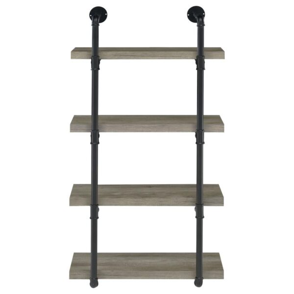 Elmcrest 24-inch Wall Shelf Black and Grey Driftwood 804416 By Coaster Furniture 12