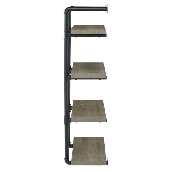 Elmcrest 24-inch Wall Shelf Black and Grey Driftwood 804416 By Coaster Furniture 15