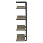 Elmcrest 24-inch Wall Shelf Black and Grey Driftwood 804416 By Coaster Furniture Home Office Mobilia Cleopatra 25 Elmcrest 24-inch Wall Shelf Black and Grey Driftwood 804416 By Coaster Furniture 25