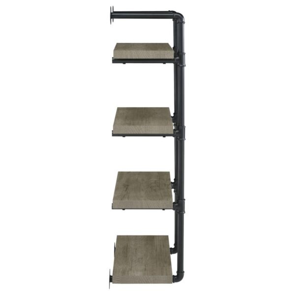 Elmcrest 24-inch Wall Shelf Black and Grey Driftwood 804416 By Coaster Furniture 17