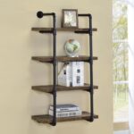 Elmcrest 24-inch Wall Shelf Black and Rustic Oak 804426 By Coaster Furniture Home Office Mobilia Cleopatra 19 Elmcrest 24-inch Wall Shelf Black and Rustic Oak 804426 By Coaster Furniture 19
