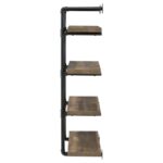 Elmcrest 24-inch Wall Shelf Black and Rustic Oak 804426 By Coaster Furniture Home Office Mobilia Cleopatra 23 Elmcrest 24-inch Wall Shelf Black and Rustic Oak 804426 By Coaster Furniture 23