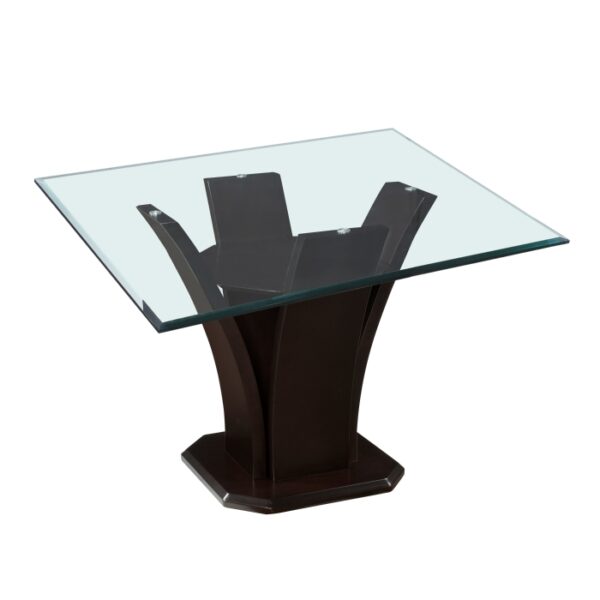 Espresso Square Daisy Collection Dining Table By Homelegance 5