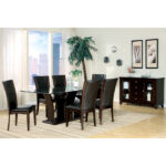 Espresso Daisy Collection 42* Dining Table By Homelegance Dining Room Furniture Mobilia Cleopatra 8 Espresso Daisy Collection 42* Dining Table By Homelegance 8