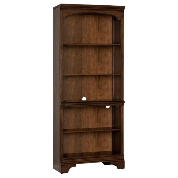 Hartshill 5-shelf Bookcase Burnished Oak 881285 By Coaster Furniture 12