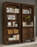 Hartshill 5-shelf Bookcase Burnished Oak 881285 By Coaster Furniture 24