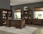 Hartshill 5-shelf Bookcase Burnished Oak 881285 By Coaster Furniture 25