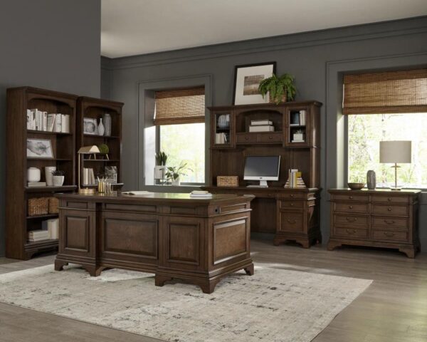 Hartshill 5-shelf Bookcase Burnished Oak 881285 By Coaster Furniture 17