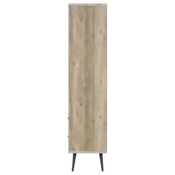 Maeve 3-shelf Engineered Wood Bookcase with Drawers Antique Pine and Grey 801923 By Coaster Furniture 16