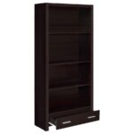 Skylar 5-shelf Bookcase with Storage Drawer Cappuccino 800905 By Coaster Furniture Home Office Mobilia Cleopatra 19 Skylar 5-shelf Bookcase with Storage Drawer Cappuccino 800905 By Coaster Furniture 19