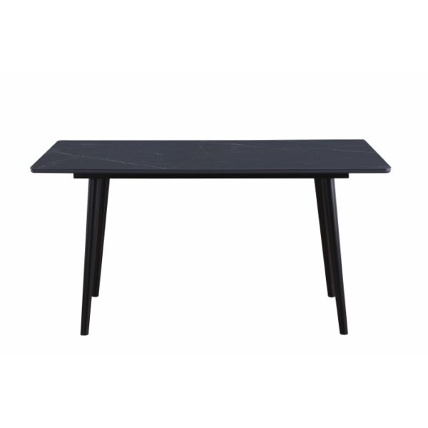 HM5210BK-60 Black Sintered Stone Dining Table By Homelegance 5