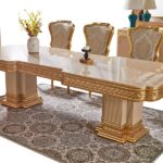 7Pc Dining Set HD-9006 By Homey Design Homey Design Special Orders Mobilia Cleopatra 16 7Pc Dining Set HD-9006 By Homey Design 16