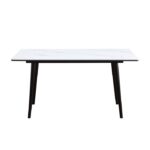 HM5210WH-60 White Sintered Stone Dining Table By Homelegance Dining Room Furniture Mobilia Cleopatra 9 HM5210WH-60 White Sintered Stone Dining Table By Homelegance 9