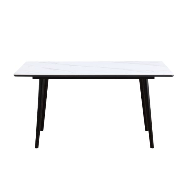 HM5210WH-60 White Sintered Stone Dining Table By Homelegance 6
