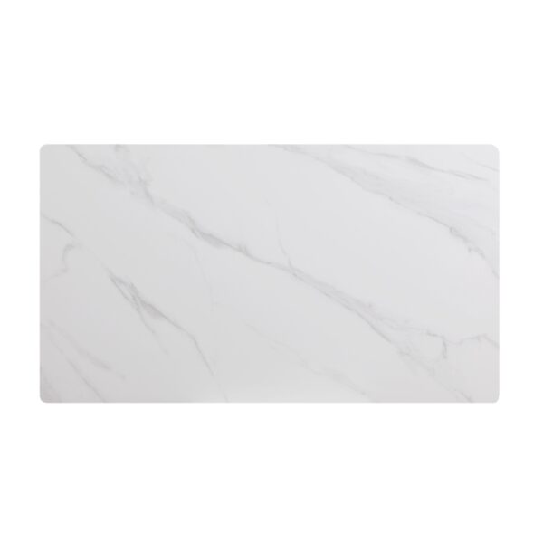 HM5210WH-60 White Sintered Stone Dining Table By Homelegance 8