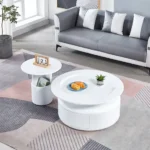 White CT5004WH 2PC Set Coffee Table By Artisan Furniture Luxury Coffee Tables Mobilia Cleopatra 18 White CT5004WH 2PC Set Coffee Table By Artisan Furniture 18