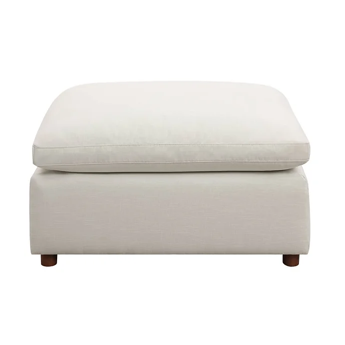 White SEC8061WH-OT Ottoman Artisan Furniture