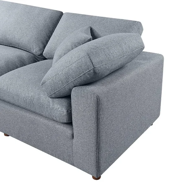 SEC8063GY-OT Ottoman Memory Foam Sectional Sofa Artisan Furniture 13