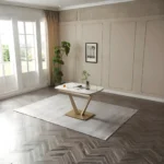 109 Golden Dining Table