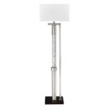 Satin nickel Floor Lamp, LED Night Light Water dancing light Noura Collection By homelegence 7