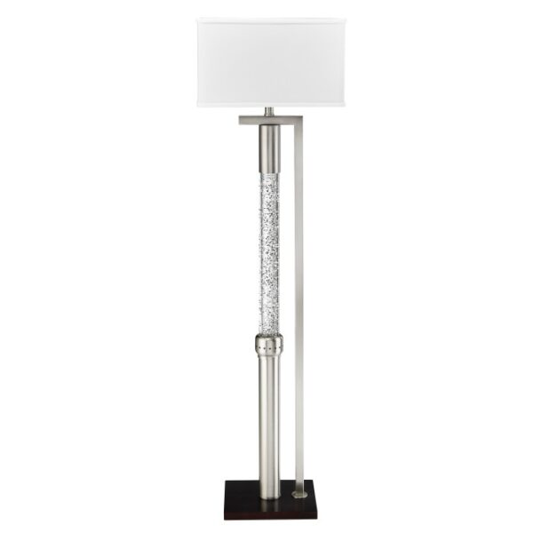 Satin nickel Floor Lamp, LED Night Light Water dancing light Noura Collection By homelegence 5