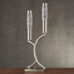 Satin nickel Table Lamp, LED Night Light 2 Water dancing light Noura Collection By homelegence Lighting Mobilia Cleopatra 11 Satin nickel Table Lamp, LED Night Light 2 Water dancing light Noura Collection By homelegence 11