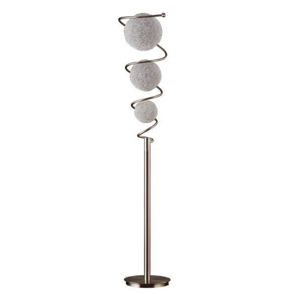 3 Wire-Wraped Balls Floor Lamp Diya Collection Night light By homelegence 6