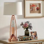 Satin Copper Table Lamp, Night Light Water dancing light Lenora Collection By homelegence Lighting Mobilia Cleopatra 8 Satin Copper Table Lamp, Night Light Water dancing light Lenora Collection By homelegence 8