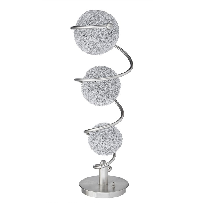3 Wire-Wraped Balls Table Lamp Diya Collection Lenci Collection Night light By homelegence 5