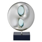 Black-Silver Poly Table Lamp, Night Light Neleh Collection By homelegence 11