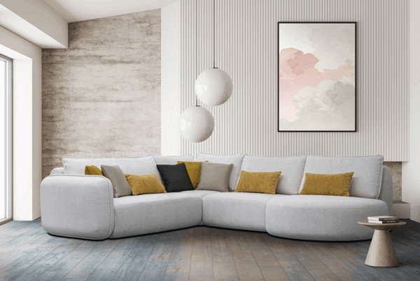 Oslo Fabric Sectional Sofa p13549 By ESF Furniture 4