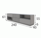 Natura 04 TV Stand 64017