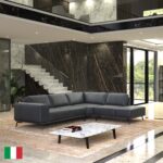 Leather Manhattan Dark Gray Right Sectional p13243 By ESF Furniture 7